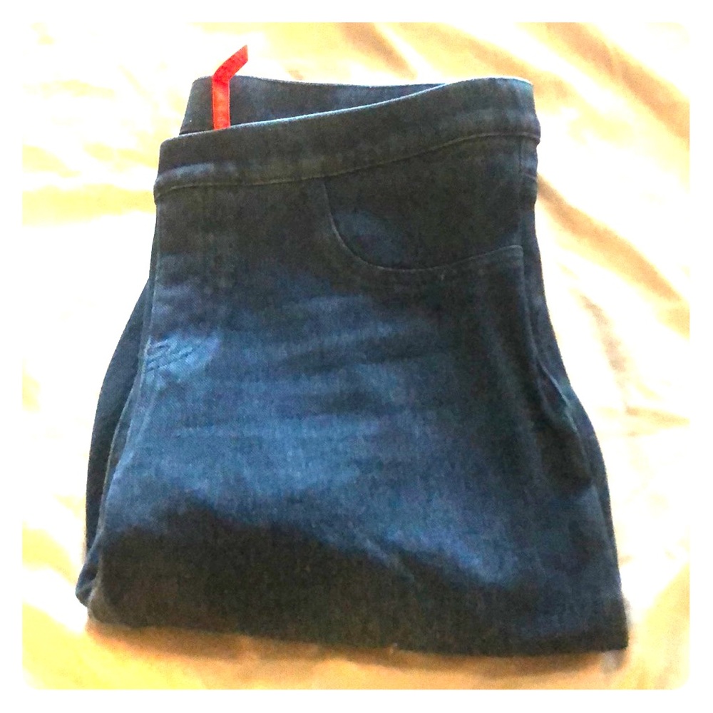 Skinny jeans by Spanx! Super comfy and cute!